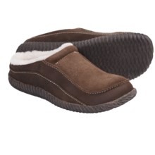 Acorn Roam Mule Slippers - Sheepskin (For Men) in Earth - Closeouts