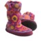Acorn Roxie Boot Slippers - Fleece (For Girls) in Pink Dots