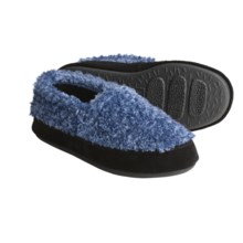Acorn Shaggy Tex Moc Slippers (For Women) in Deep Sea - Closeouts