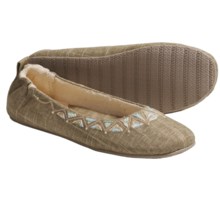 Acorn Shimmer Ballet Slippers (For Women) in Champagne - Closeouts