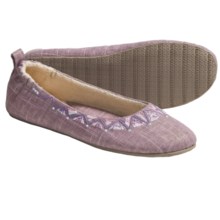 Acorn Shimmer Ballet Slippers (For Women) in Opal - Closeouts