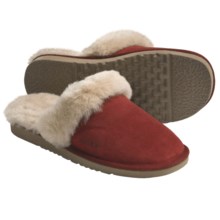 Acorn Spa Slip-Inn Slippers - Australian Sheepskin (For Women) in Red - Closeouts