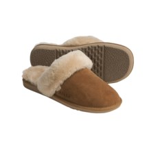 Acorn Spa Slip-Inn Slippers - Australian Sheepskin (For Women) in Walnut - Closeouts