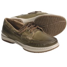Acorn Sport Moc Boat Shoes - Handsewn Leather (For Men) in Sage - Closeouts