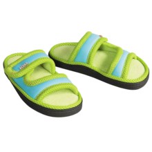Acorn Sunkick Sandals (For Kids) in Key Lime/Surf - Closeouts