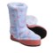 Acorn Textured Multi-Colored Bootie Slippers (For Girls) in Blue Stars