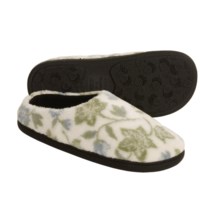 Acorn Velvet Mule Slippers - Slip-Ons (For Women) in Natural Multi - Closeouts