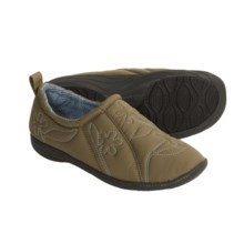 Acorn Via Moc Slippers - Insulated (For Women) in Olive - Closeouts