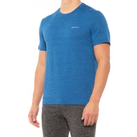 Eddie Bauer Active Crew Shirt - 2-Pack, Short Sleeve (For Men) - BLACK/TRUE BLUE (M )