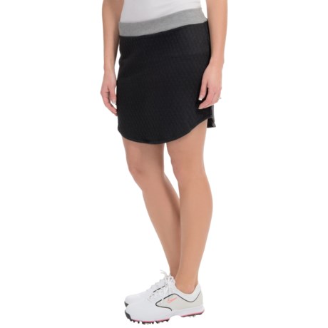 adidas golf Tour Quilted Skort Liner Shorts Included (For Women)