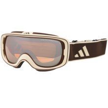 Adidas ID2 Pure Snowsport Goggles in Panna Cotta/Lst Bright Mirror - Closeouts