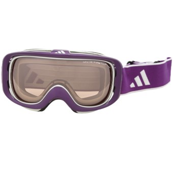 Adidas ID2 Pure Snowsport Goggles in Shiny Purple/Lst Active Silver Light