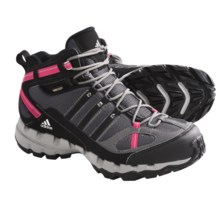 Adidas Outdoor AX 1 Mid Gore-Tex® Hiking Boots - Waterproof (For Women) in Sharp Grey/Black/Bright Pink - Closeouts