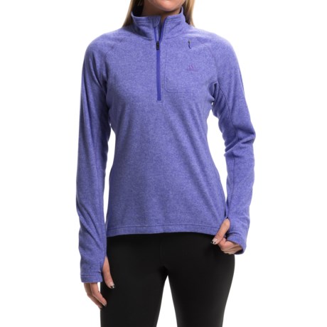 adidas outdoor Reachout Pullover Shirt Zip Neck, Long Sleeve (For Women)