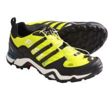 Adidas Outdoor Terrex Fast R Hiking Shoes (For Men) in Lab Lime/Black/Craft Emerald - Closeouts