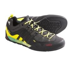 Adidas Outdoor Terrex Solo Approach Shoes (For Men) in Dark Cinder/Black/Lab Lime - Closeouts
