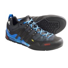 Adidas Outdoor Terrex Solo Approach Shoes (For Men) in Dark Shale/Black/Craft Blue - Closeouts