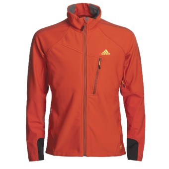 Adidas Outdoor Terrex Windstopper® Hybrid Jacket - Soft Shell (For Men) in Sharp Orange