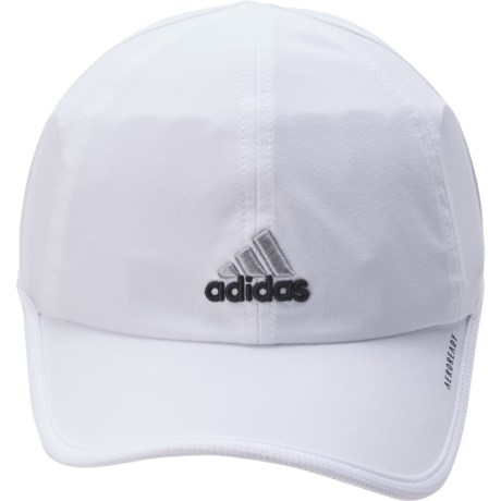 Adidas Adizero II Baseball Cap (For Women) - WHITE/BLACK/PLATINUM (O/S )