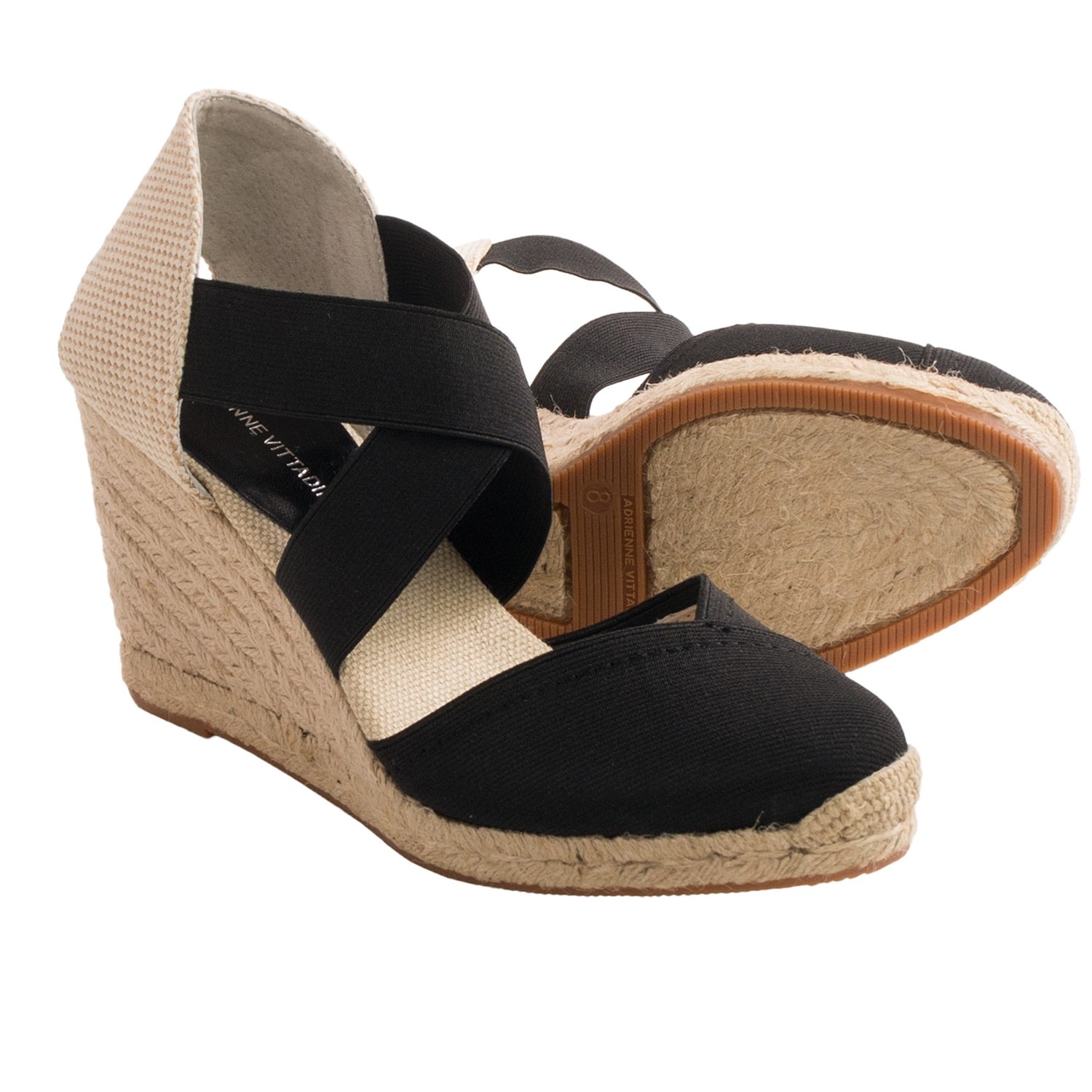 adrienne vittadini wedge sandals