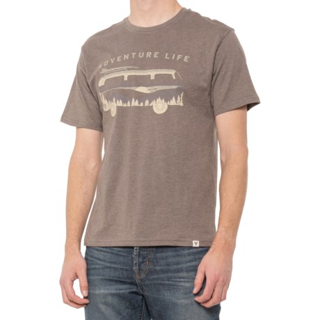 LIV OUTDOOR Adventure Life T-Shirt - Short Sleeve (For Men) - WARM GREY (XL )