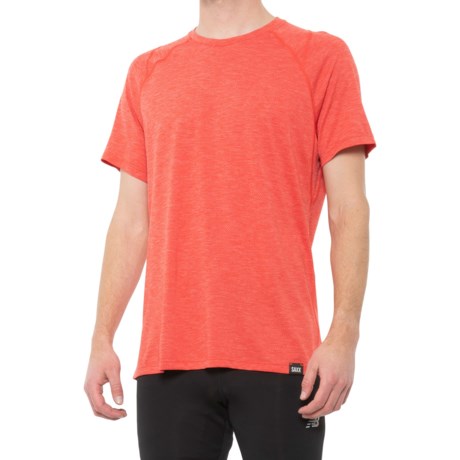 Saxx Underwear Aerator T-Shirt - UPF 25, Short Sleeve (For Men) - FLAMINGO HEATHER (XL )