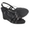 Aerosoles Lemon Plush Wedge Sandals (For Women) in Black Combo