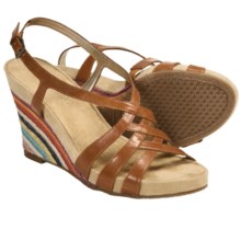 Aerosoles Lemon Plush Wedge Sandals (For Women) in Orange Combo - Closeouts