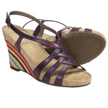 Aerosoles Lemon Plush Wedge Sandals (For Women) in Purple Combo - Closeouts