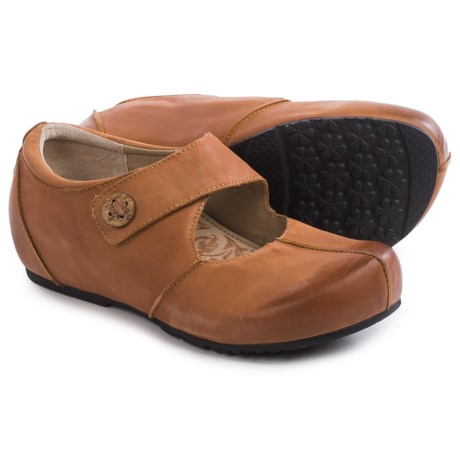 Aetrex Monica Mary Jane Shoes Leather For Women