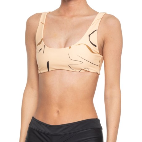 Amuse Society Afterglow Bralette Bikini Top (For Women) - LIGHT APRICOT (S )