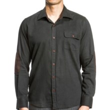 Agave Denim 1940 CPO Shirt - Melange Cotton, Long Sleeve (For Men) in Green - Closeouts