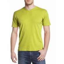 Agave Denim Bobcat Shirt - V-Neck, Short Sleeve (For Men) in Citronelle - Closeouts