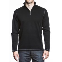 Agave Denim Broken Arrow Shirt - Zip Front, Mock Neck, Long Sleeve (For Men) in Caviar - Closeouts