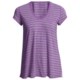 Agave Denim Cortese Boyfriend Shirt - Stripe, V-Neck, Short Sleeve (For Women)