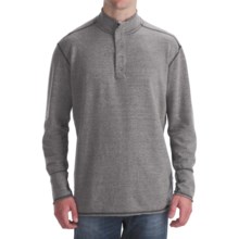 Agave Denim Cuyama Pullover Shirt - Brushed Jersey, Mock Neck, Long Sleeve (For Men) in Heather - Closeouts