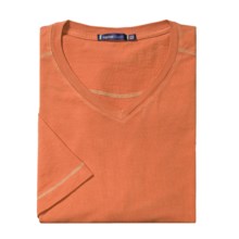 Agave Denim Diego Jersey Shirt - V-Neck, Short Sleeve (For Men) in Ginger - Closeouts