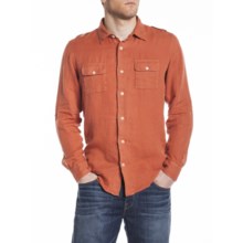 Agave Denim Ex-Patriot Shirt - Linen, Long Sleeve (For Men) in Autumn Glaze - Closeouts