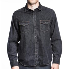 Agave Denim Granite Chief Shirt - Slub Denim, Long Sleeve (For Men) in Black - Closeouts