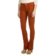 Agave Denim Linea Stretch Denim Jeans - Mid Rise, Classic Fit, Baby Boot Leg (For Women) in Picante - Closeouts