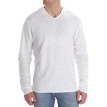 Agave Denim Lobster Hoodie Sweatshirt - Vintage Slub Cotton Jersey, Long Sleeve (For Men) in Bright White - Closeouts