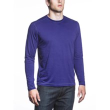Agave Denim Mainline T-Shirt - Crew Neck, Long Sleeve (For Men) in Spectrum Blue - Closeouts