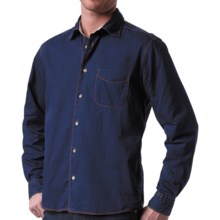 Agave Denim Perfecto Tailored Shirt - Long Sleeve (For Men) in Blue/Black - Closeouts