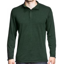 Agave Denim Pulse Shirt - Snap Mock Neck, Long Sleeve (For Men) in Hunter Green - Closeouts