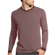 Agave Denim Sespe Shirt - Jersey Stripe, Long Sleeve (For Men) in Ox Blood - Closeouts