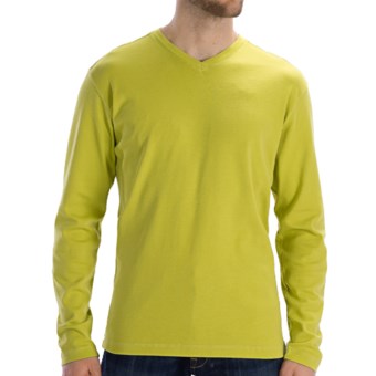 Agave Denim Swordfish Shirt - Supima® Cotton, Long Sleeve (For Men) in Citronelle