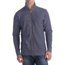 Agave Denim Tijunga Rib Shirt  - Zip Mock Neck, Long Sleeve (For Men) in Crown Blue - Closeouts