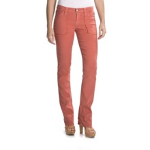 Agave Nectar Aurora Medano Slim Fit Jeans - Low Rise, Straight Leg (For Women) in Garnet Rose - Closeouts