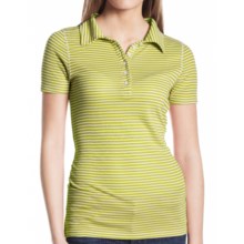 Agave Nectar Cruise Polo Shirt - Pique Cotton Blend, Short Sleeve (For Women) in Citronelle - Closeouts