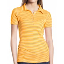 Agave Nectar Cruise Polo Shirt - Pique Cotton Blend, Short Sleeve (For Women) in Citrus - Closeouts